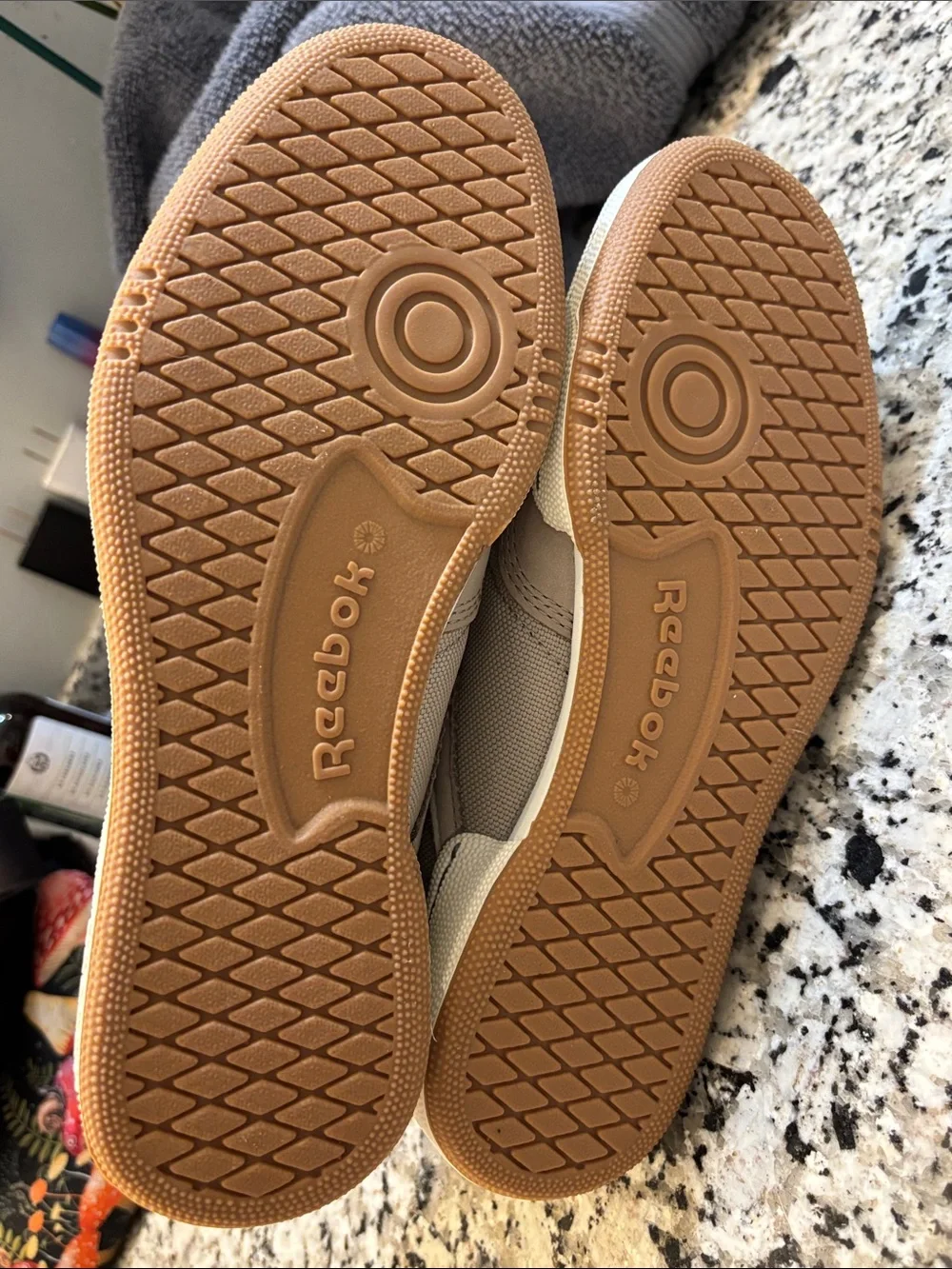 Reebok Beige & Tan Low-Top Sneakers - Picture 6 of 6